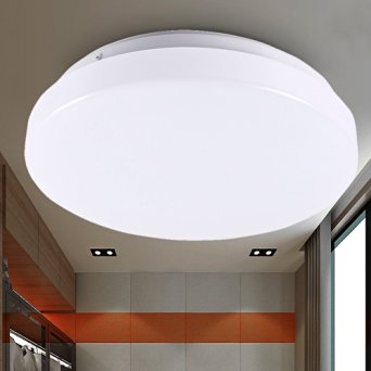 B-right 14.5-inch 20W LED Ceiling Lights, 1400lm, 4000K Neutral White, 130W Incandescent Equivalent, Round Flush Mount Ceiling Lighting for Living Room, Bedroom, Dining Room