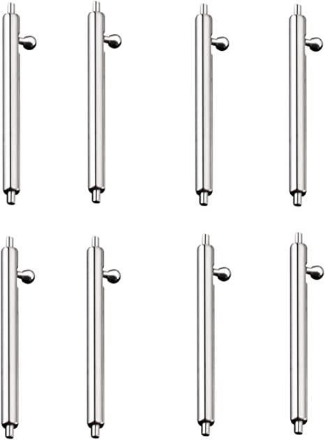 Quick Release Spring Bars (Watch Pins) - Applicable strap size 12mm,13mm,14mm,15mm,16mm,17mm,18mm, 19mm, 20mm, 21mm, 22mm, 23mm, 24mm quick release watch band pin