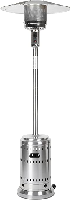 AmazonBasics Commercial Outdoor Patio Heater, Stainless Steel