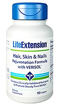 Hair, Skin & Nails Rejuvenation Formula with VERISOL® 90 tablets (2)