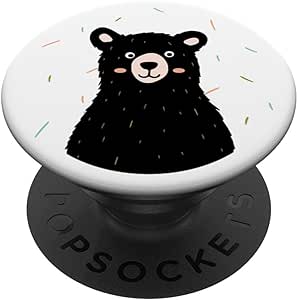 Bear Pop Socket PopSockets PopGrip: Swappable Grip for Phones & Tablets PopSockets Standard PopGrip