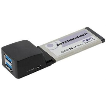 Sonnet Technologies USB3-2PMA-E34 2PORT USB 3.0 EXPRESSCARD/34 ADAPTER FOR MAC WIN