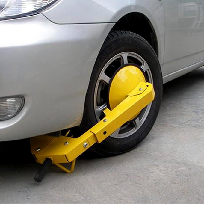 Oanon Wheel Lock Clamp Boot Tire Claw Auto Car Truck ATV, RV, Boat Trailers Heavy Duty Secure (Size 2)