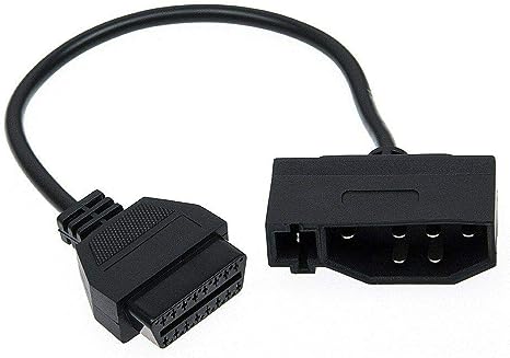 Goliton 7 Pin Male OBD1 to OBD2 OBDII 16 Pin Diagnostic Adapter Cable Compatible for Ford EFI