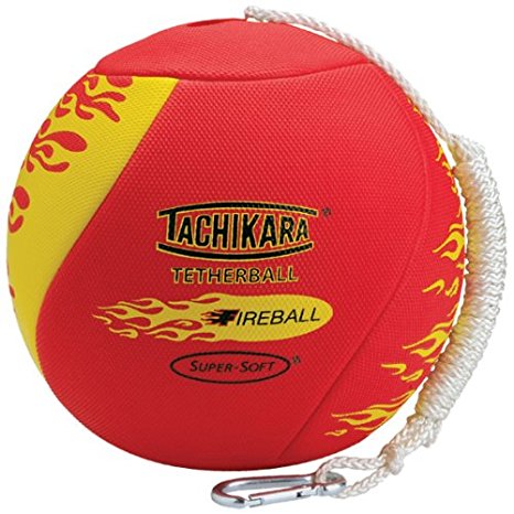 Tachikara FireBall Super-Soft TetherBall with Diamond Textured Cover