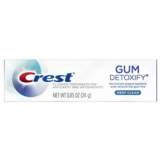 Crest Gum Detoxify Deep Clean Toothpaste, 0.85 Ounce Travel Size