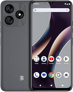 BLU G73L | 2024 | 3-Day Battery | GSM Unlocked | 6.8” HD  Infinity Display | 64/2GB | Dual 13MP Camera | (Gray)