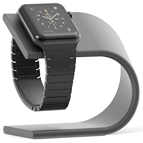 Apple Watch Stand, Charging Dock (Space Grey)