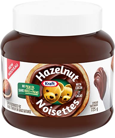 Kraft Hazelnut Spread with Cocoa, 725g