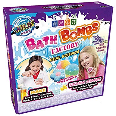 WILD! Science Bath Bombs Factory - Science Kits for Kids - Stem - Bath Bombs Experiments