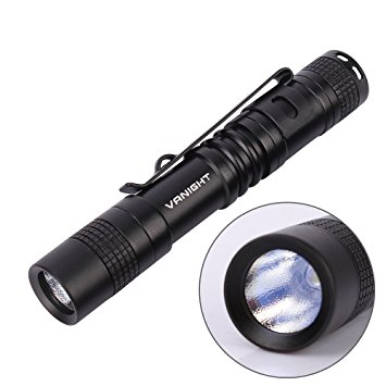 Mini CREE XPE-RE LED flashlight EDC Pocket Torch Clip-on Penlight AAA Battery Powered by VANIGHT