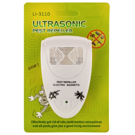 The Complete Store Ultrasonic Pest Repeller- Safely Repels Pests Without Harmful Chemicals