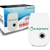 Cravegreens Pest Control Ultrasonic Repellent -Electronic Plug -In Repeller for Insects- Best Repellent for Cockroach Rodents Flies Roaches Ants Spiders Fleas Mice - White Color