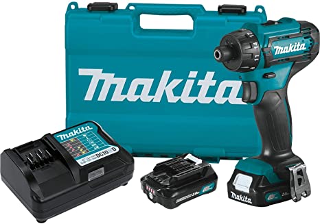 Makita FD10R1 12V max CXT Lithium-Ion Cordless 1/4" Hex Driver-Drill Kit (2.0Ah)