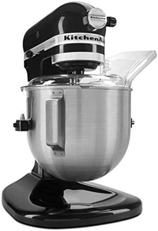 KitchenAid KSM500PSOB Pro 500 Series 10-Speed 5-Quart Stand Mixer, Onyx Black