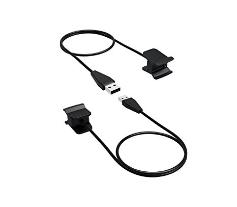 Fitbit Alta HR Charger, with Reset Button, Enow 1ft USB Charger Replacement Charging Charger Cable Cord for Fitbit Alta HR