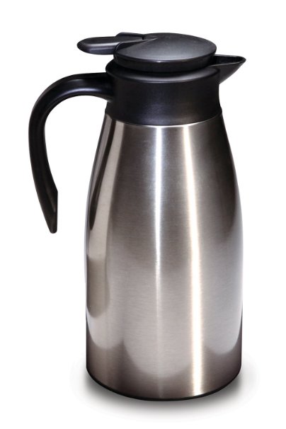 Stainless Steel Vacuum Insulated Thermal Coffee Carafe Beverage Dispenser, 57 Ounces