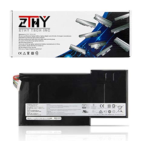 ZTHY New BTY-M6J Laptop Battery Replacement for MSI GS63 GS63VR GS73 GS73VR (6RF016CN) 6RF 7RG 7RF Stealth Pro 6RF-001US BP-16K1-31 BTY-U6J Series Gaming Laptop 5700mAh 11.4V 64.98Wh