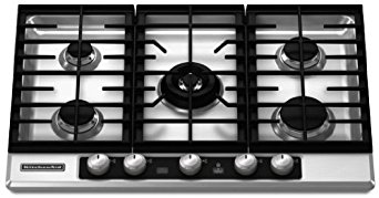 Kitchenaid KFGU706VSS 5 Burners Stainless Steel Clear Coat Surface Architect Series II