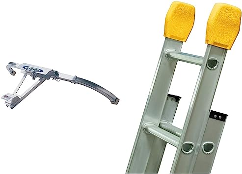 Werner AC78 Quickclick Stabilizer & Louisville Ladder LP-5510-00 Series Extension Pro-Guards/Ladder Covers, Yellow