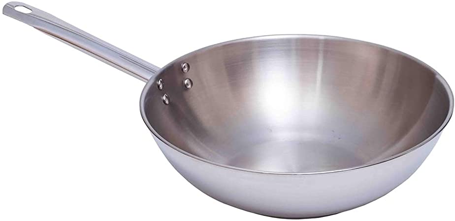 Pyrex Master Stainless Steel Wok 28cm Silver