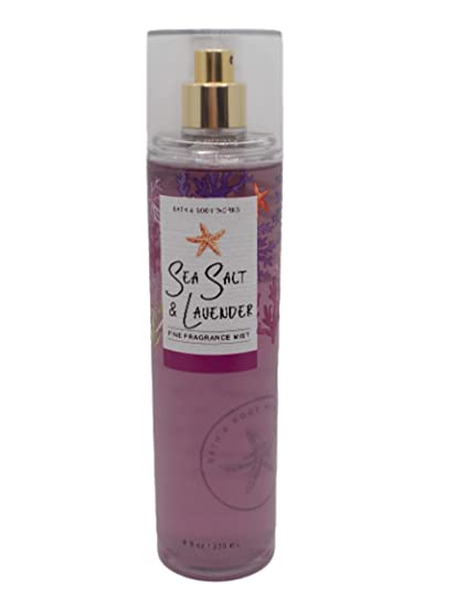 Bath & Body Works Sea Salt Lavender Fine Fragrance Mist 8 Ounce Full Size