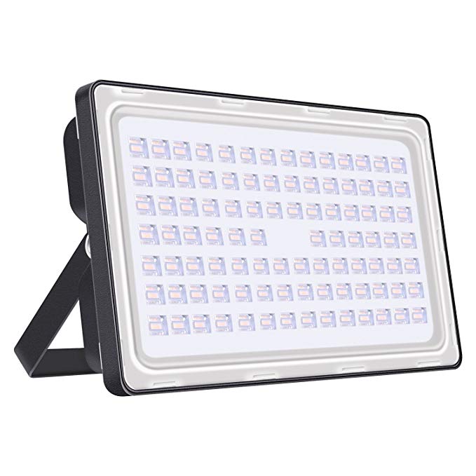 Viugreum 250W LED Outdoor Floodlight, Thinner and Lighter Design, Waterproof IP65, 30000LM, Warm White(2800-3000K), Super Bright Security Lights, for Garden, Yard, Warehouse, Square, Billboard