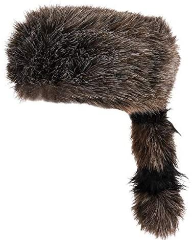 Rhode Island Novelty Raccoon Tail Hat, One Per Order