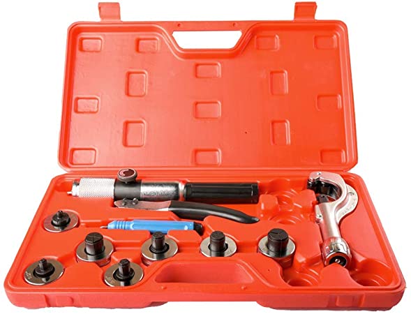 Lever Hydraulic Tube Expander Tool Swaging Kit HVAC 3/8, 1/2, 5/8, 3/4,7/8,1,1-1/8 Inch O.D.Tubing
