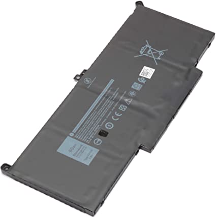 F3YGT Laptop/Notebook Battery for Dell Latitude 12 7000 7280 7290; 13 7000 7380 7390; 14 7000 7480 7490 Series DM3WC 0DM3WC 2X39G- 60Wh 7.6V