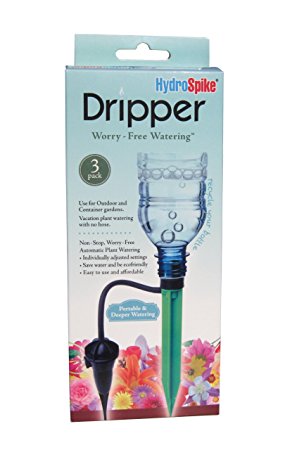 Hydrospike® Dripper 3-pack Worry-free Adjustable Watering Kit - Outdoor & Indoor