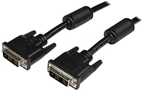 StarTech.com DVI Cable - 15 ft - Single Link - Male to Male Cable - 1920x1200 - DVI-D Cable - Computer Monitor Cable - DVI Cord - DVI to DVI Cable (DVIDSMM15)