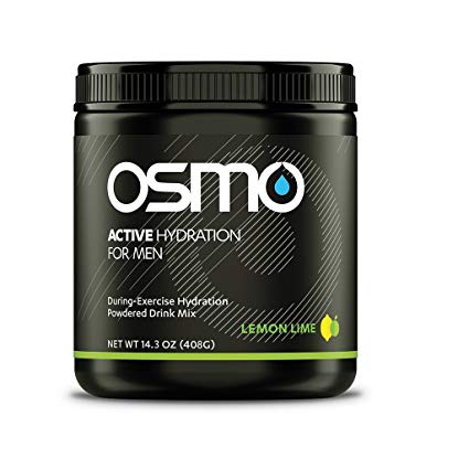 OSMO Nutrition Active Hydration Powder for Men, Lemon Lime, 15 Ounce