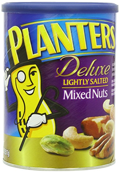 Planters Mixed Nuts, Lightly Salted Deluxe Mixed Nuts, 18.25 Ounce (Pack of 1)