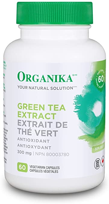 Organika Green Tea Extract 300MG, 60 VCAPS