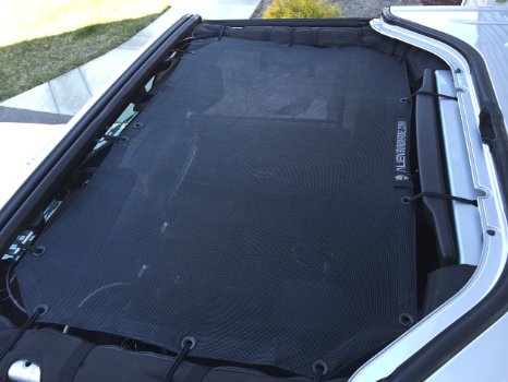 Alien Sunshade for Jeep Wrangler 2-Door or 4-Door - Accessories - Mesh Shade Top Covers Front Passengers - JKF
