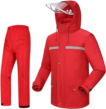 iCreek Rain Suit Jacket & Trouser Suit Raincoat for Men & Women Outdoor All-Sport Waterproof Breathable Anti-storm