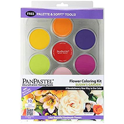 Colorfin PP30115 PanPastel Ultra Soft Susan's Garden Artist Pastel Set, 9ml, Flower, 10-Pack