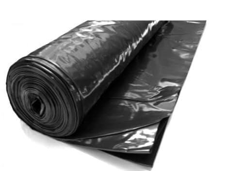 Kam Home Black Waterproof Strong Plastic Sheet (12 X 8 FEET)