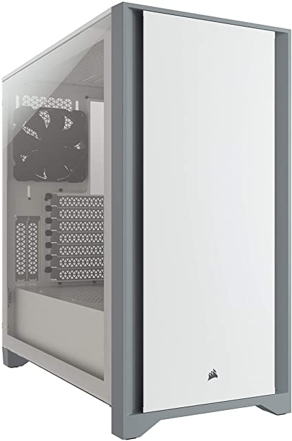 Corsair 4000D Tempered Glass Mid-Tower ATX PC Case - White, CC-9011199-WW