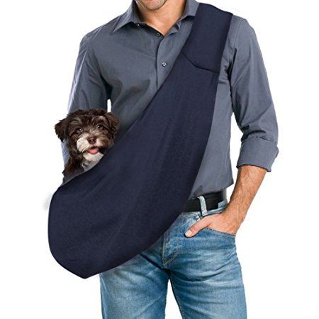 GemPet Hand-Free Revisible Pet Small Dog Sling Carrier Bag