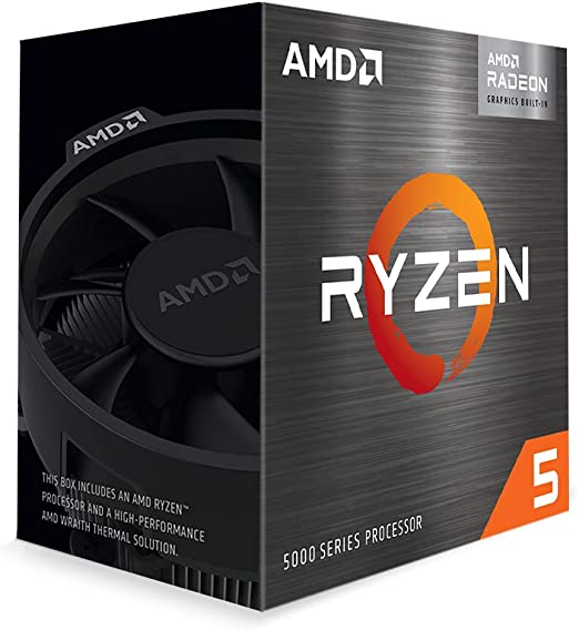 AMD Ryzen 5 5600G 6-Core 12-Thread Desktop Processor with Radeon Graphics