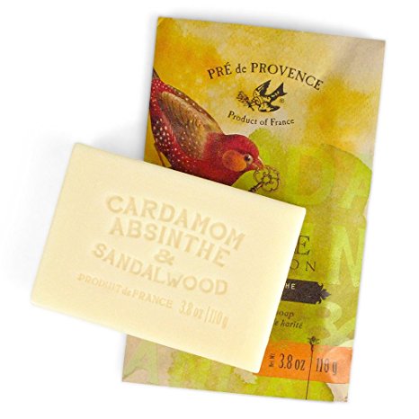 Pre de Provence Private Collection French Soap Bar (110 Gram) - Cardamom, Absinthe, Sandalwood