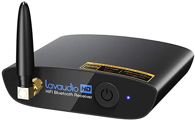 Lavaudio HiFi Bluetooth 5.0 Music Receiver for Home Stereo Long Range Bluetooth Audio Adapter with Audiophile DAC, aptX HD & LDAC for AV Receiver or Stereo Amplifier - DS200Pro