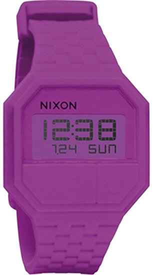 Nixon Rubber Re-Run Watch Rhodo, One Size