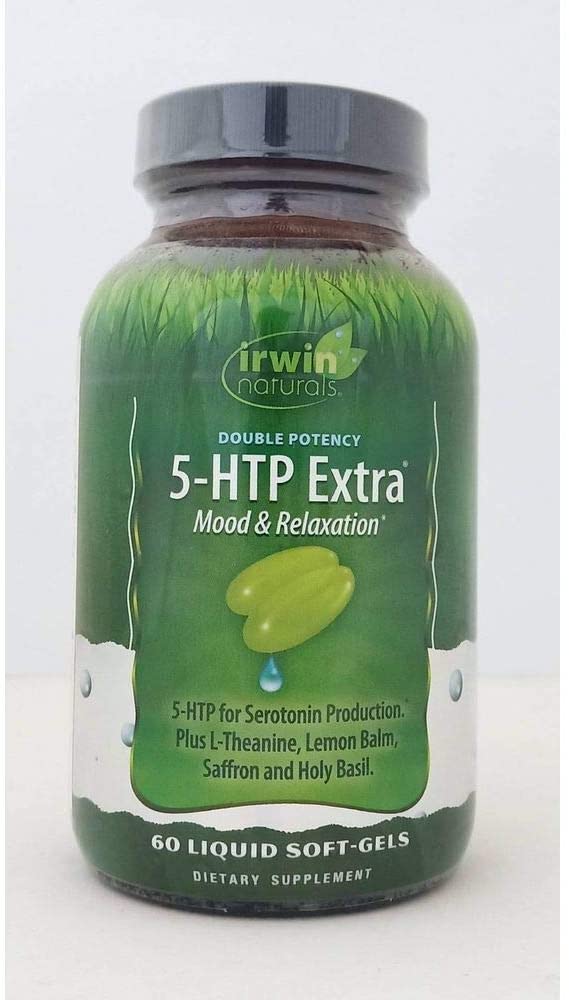 Irwin Naturals 5-HTP Extra, 60 Count (Pack of 2)