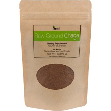 Siberian Raw Chaga Powder - Super Antioxidant Tea, Supports Immune System (4 Ounces)