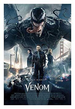 Venom (Tom Hardy, 2018) Movie Poster - Size 24" X 36" - This is a Certified Poster Office Print with Holographic Sequential Numbering for Authenticity.