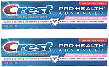 Crest Pro-Health Advanced Sensitive & Enamel Shield Toothpaste, 5.1 oz (Pack of 2)