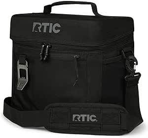 RTIC 8 Can Everyday Cooler, Soft Sided Portable Insulated Cooling for Lunch, Beach, Drink, Beverage, Travel, Camping, Picnic, for Men and Women